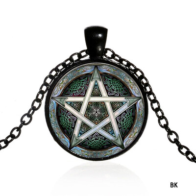 

Pendant Necklace Pattern Selling Gemstone Female Star Sweater Style Five-pointed Beautiful Chain