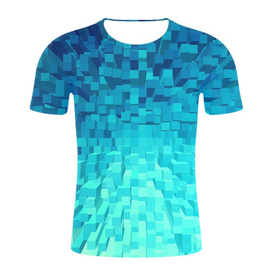 

Toponeto Mens 3D Printed Funny Round Neck Short Sleeves Fashion T Shirt Blouse Tee