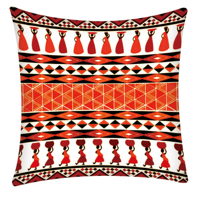 

〖Follure〗Print Pillow Case Polyester Sofa Car Cushion Cover Home Decor 45 X 45cm