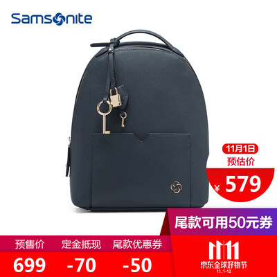 

Samsonite Samsonite Backpack Fashion Elegant Backpack 13-inch Multi-function Womens Bag CA271005 Gray