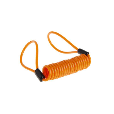 

12m Security Reminder Rope Bicycle Lock Elastic Rope Helmet Wire Anti-theft Cable Motorcycle Scooter Disc Lock