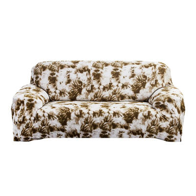 

Graffiti All-inclusive Couch Stretch Sofa Full Cover Slipcover Grey Green
