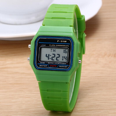 

LED Digital Sport Watch Multifunctional Ultra-thin Luminous Children Watch Wristwatch with Alarm for Teenager Students