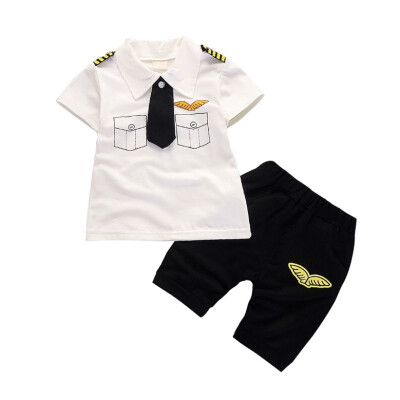 

Toddler Kids Baby Boy Clothes Boys Outfits Sets Short T-Shirt Pants Tops