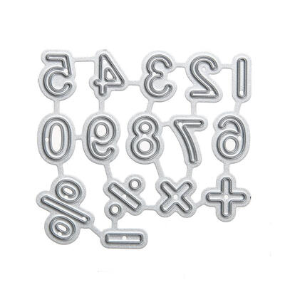 

Number Symbol Craft Decorative Paper Art Embossing Cutting Die