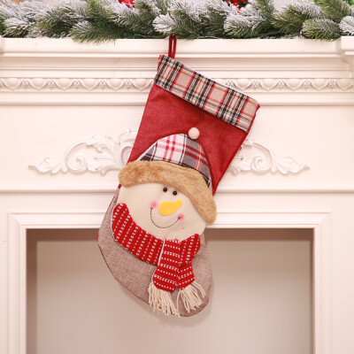 

Toponeto Christmas Tree Hanging Socks Stocking Candy Bag Xmas Decor Gift Solid Decor