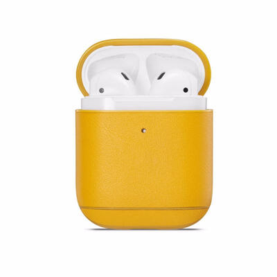 

Fashion Leather Airpods Case Earbuds Cover Pouch Shell Protector Protective Case with Hook for Earphone