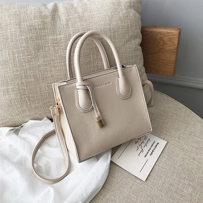 

Qiao Bani 2019 new European&American style fashion  ribbon K small lock letter killer bag shoulder shoulder diagonal female bag