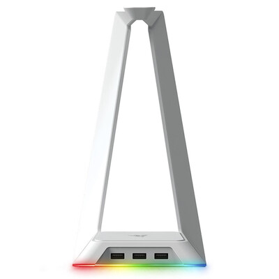 

Razer Base Station Chroma Enabled Headset Stand Headphone Support Holder Chroma RGB Lighting 3 USB 30 Ports Detachable Base for G