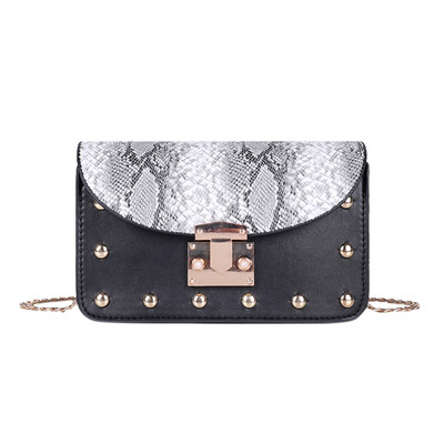 

Tailored Womens Serpentine Shoulder Bag Fashion Messenger Bag Chain Small Square Bag