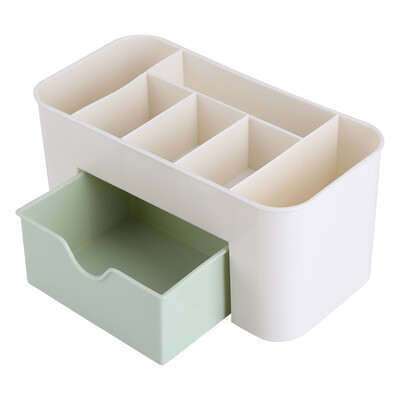 

Desktop Storage BoxMultifunctional Desk Desktop Organizer Drawer Stationery Holder Makeup Storage Box Home