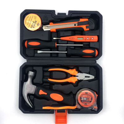 

Fuxing FX349 9-piece household kit set multi-function repair tool set combination tool set