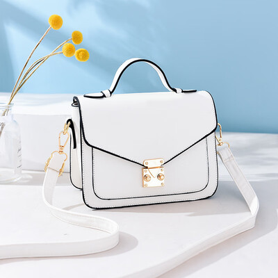 

2019 new sewing thread simple casual students wild ins wind Korean version of the small square bag Messenger bag