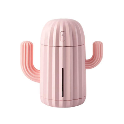 

340ML USB Air Humidifier Cactus Timing Aromatherapy Diffuser Mist Maker Fogger Mini Aroma Atomizer for Home