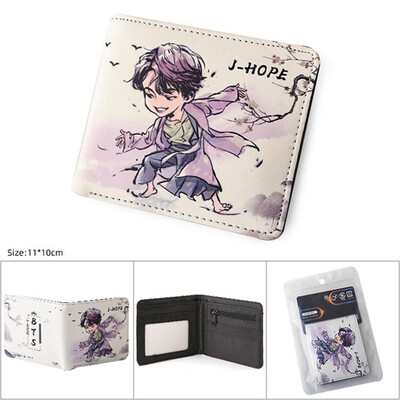 

Wallet BTS Wallet for Women Card Bag Unique Money Bag with BTS Cartoon Pattern Purse