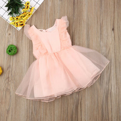 

Infant Girls Princess Dress Kids Baby Party Pageant Lace Tulle Tutu Dresses