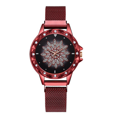 

Fashion steel belt ladies watch Yiwu hot sale personality watch quartz watch