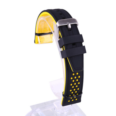 

20mm 22mm 24mm 26mm Soft Silicone Watch Band Rubber Watch Strap Waterproof Watchband