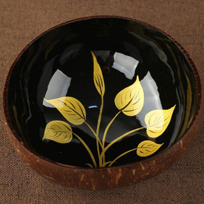 

1 X Eco-friendly Natural Coconut Shell Bowl Spoon Salad Fruit Dessert Tableware