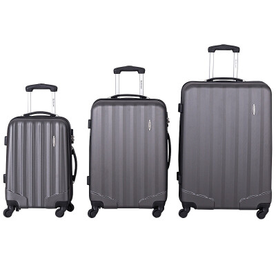 

3 pcs Luggage Travel Set Bag with Lock-Gray