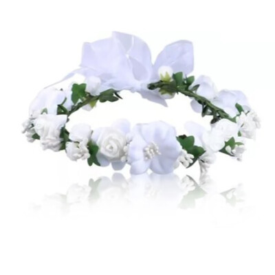 

Fashion Bride Flower Hairband Hair Accessories Wedding Hairband With Flower Bracelet Wristband