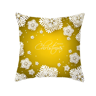 

〖Follure〗Christmas Pillow Case Glitter Polyester Sofa Throw Cushion Cover Home Decor