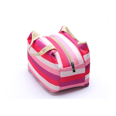 

Gobestart Insulation Package Portable Waterproof Canvas Lunch Bag Thermal Lunch Picnic Bag
