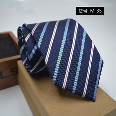 

Business casual professional mens tie South Korea silk arrow jacquard striped tie wholesale custom tie