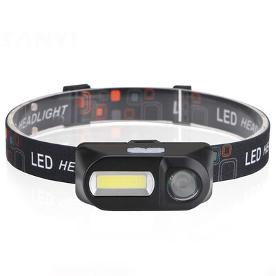 

brelong USB Rechargeable Mini COB LED Headlight Light