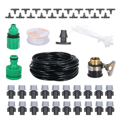 

DIY Drip Irrigation System Automatic Watering Garden Hose Micro Drip Garden Watering Kits 20M
