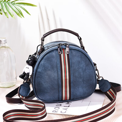 

Summer Korean version of Joker small round bag fashion single shoulder slung dual-purpose ladies portable backpack