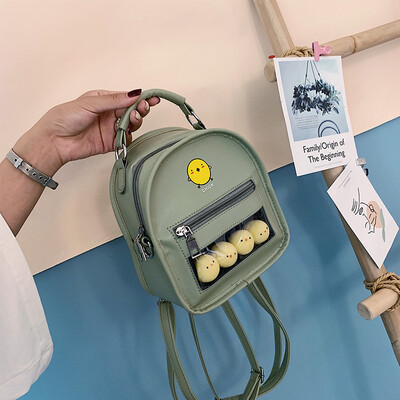 

Female bag 2019 new fashion transparent bag summer small fresh girl messenger bag wild ins super fire backpack