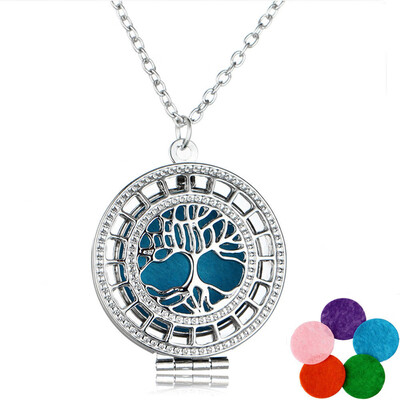

Retro Hollow Aromatherapy Essential Oil Diffuser Perfume Locket Pendant Necklace