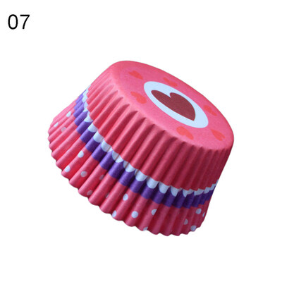 

100Pcs Lovely Cupcake Cake Paper Cup Baking Chocolate Glutinous Rice Tray Decor