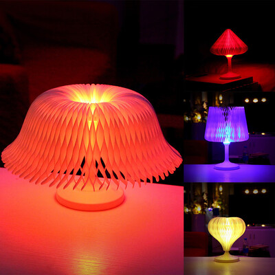 

〖Follure〗Colorful&changeable Table lamp USB charging LED folding night light
