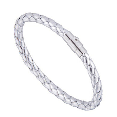 

Creative Simplicity Magnetic Men Leather Rope Weaving Bracelet Hand Circle Unisex Pair Bracelet Jewellery Hot Gift