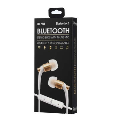 

SY-BT750 Bluetooth Headphone 42 Wireless Earbuds With In-line Mic HD Stereo Noise Reduction Headset For GymRunning