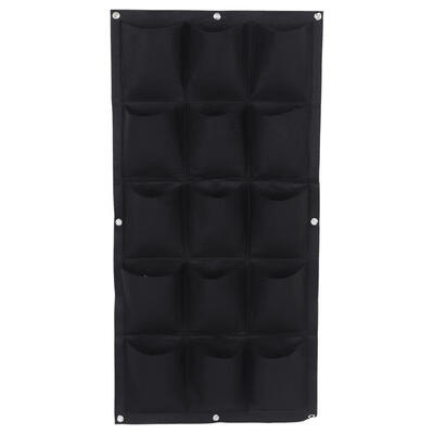 

Greensen 15 Pockets Degradable Vertical Hanging Wall Garden Plant Grow Bag Planter Container