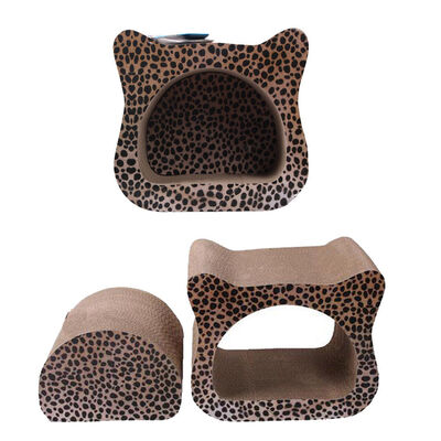 

Ktaxon Deformable Cat Deign Pet Cat Toy Corrugated Board Scratcher with Catnip