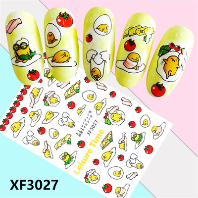 

Toponeto Fresh Style Flower Print 3D Nail Art Stickers Manicure Adhesive Transfer Decals