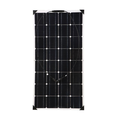 

Flexible Solar Panels 18V 100W High Quality Car Solar Panel China With Junction Box Waterproof IP65 For RV
