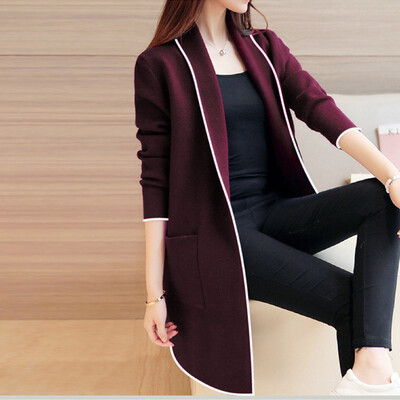 

Starmoon Womens Winter Loose Wild Elegant Windbreaker Sweater Coat Cardigan