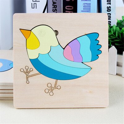 

Tailored Wooden Animal Puzzle Educational Developmental Baby Kids Training Toy