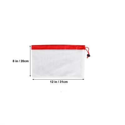 

Gobestart 3PC Reusable Mesh Produce Bags Washable Eco Friendly Bag for Storage Fruit Vegetable