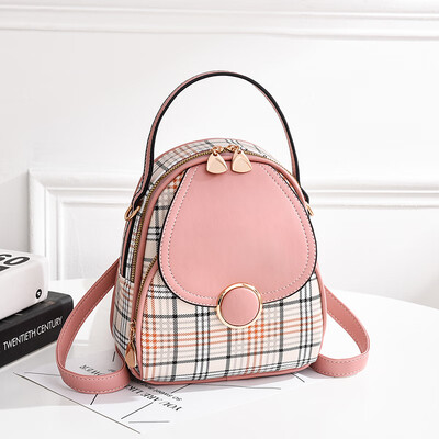 

Summer womens new Korean version of fashion backpack womens double shoulder single shoulder bag slanted handbag woman shoul