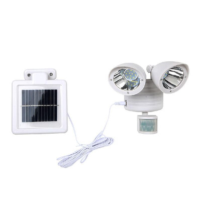 

DC55V 3W 22LEDs Solar Powered Rotatable Adjustable Double Ends Security Wall Lamp IP55 Water Resistance Built in 1800MAH High Cap