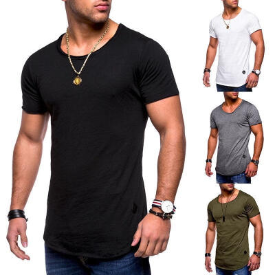 

Men&39s Slim Fit O Neck Short Sleeve Muscle Tee Shirts Casual T-shirt Tops Blouse