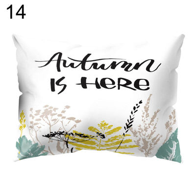 

Pillow Case Little Tree Pond Pattern Cushion Cover Home Office Car Decoration