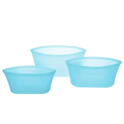 

Silicone Food Preservation Zipper Bag Multi-Functional Seal Cleanable Food Keeping Ziplock Storage Bag Bowl Cup