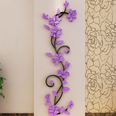 

〖Follure〗3D Rose Flower Removable Wall Vinyl Decal Art Home Decor Wall Sticker New Left